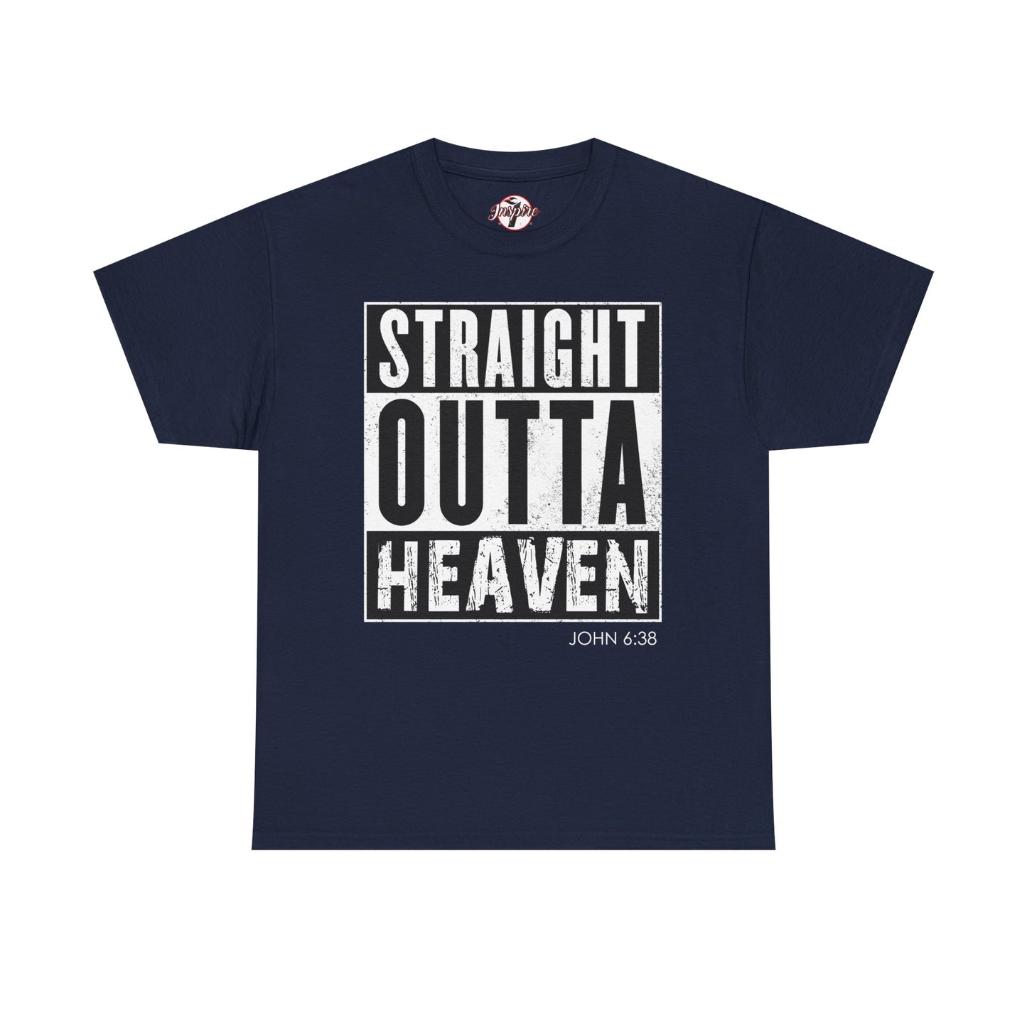 Straight Outta Heaven Unisex Inspirational Graphic T-Shirt