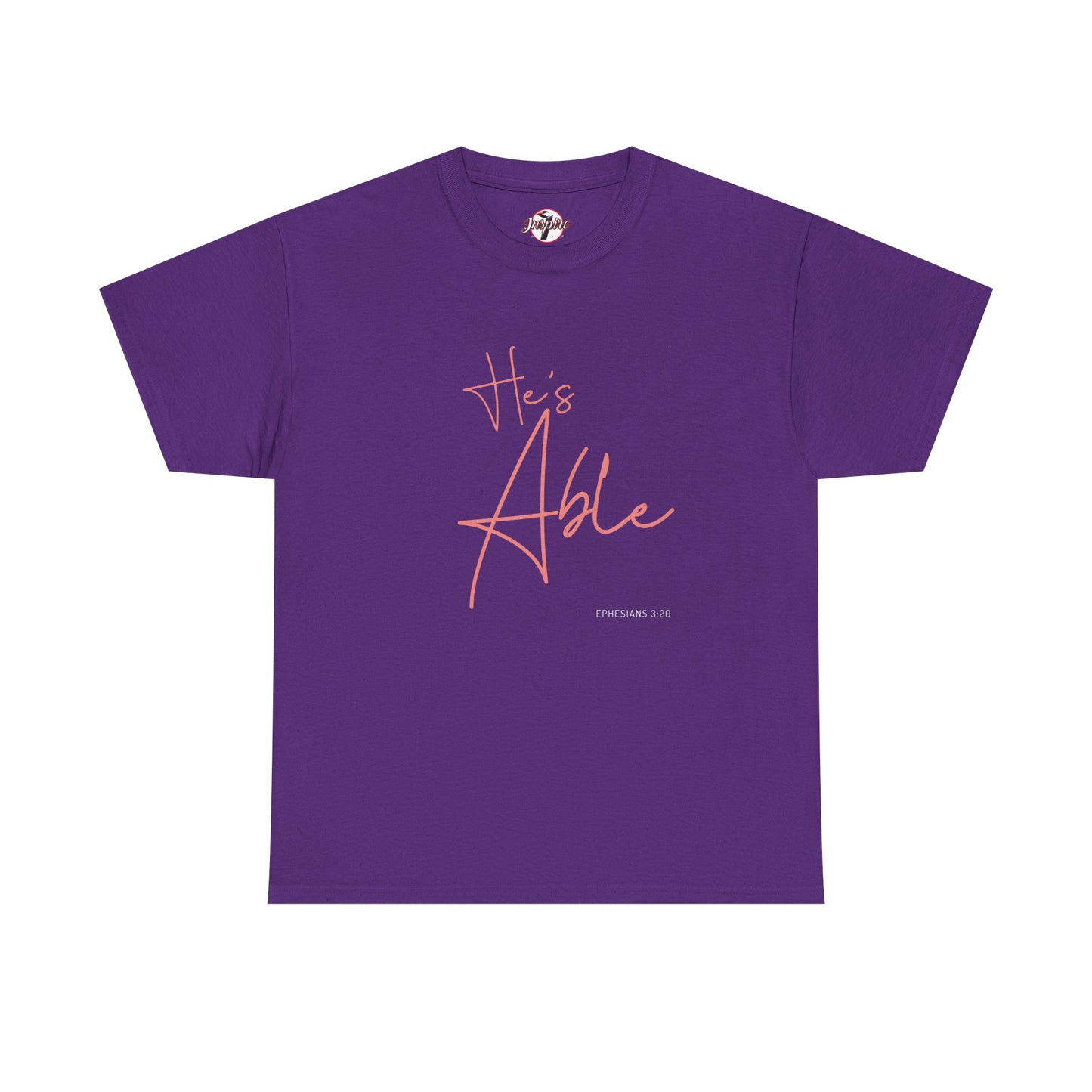 "He's Able" Women's Inspirational T-Shirt