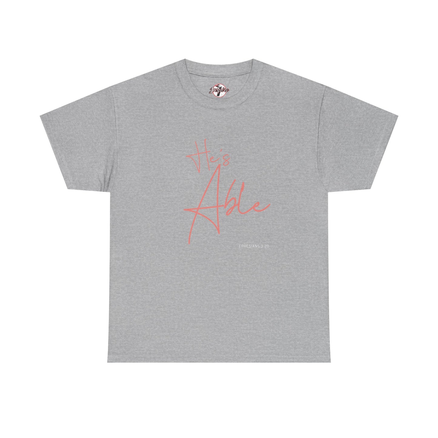 "He's Able" Women's Inspirational T-Shirt