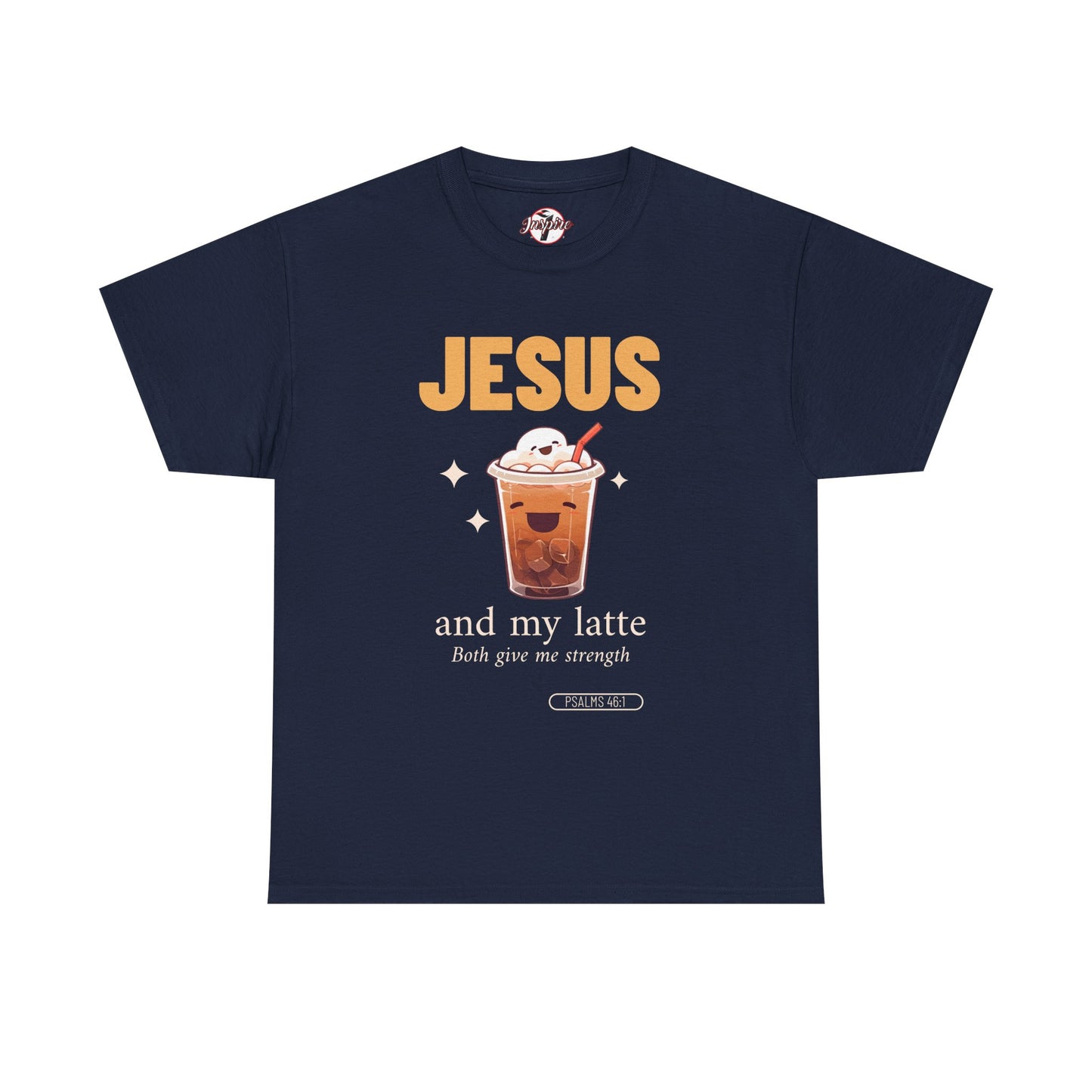 “Jesus and My Latte” Faith & Coffee Unisex Graphic Tee