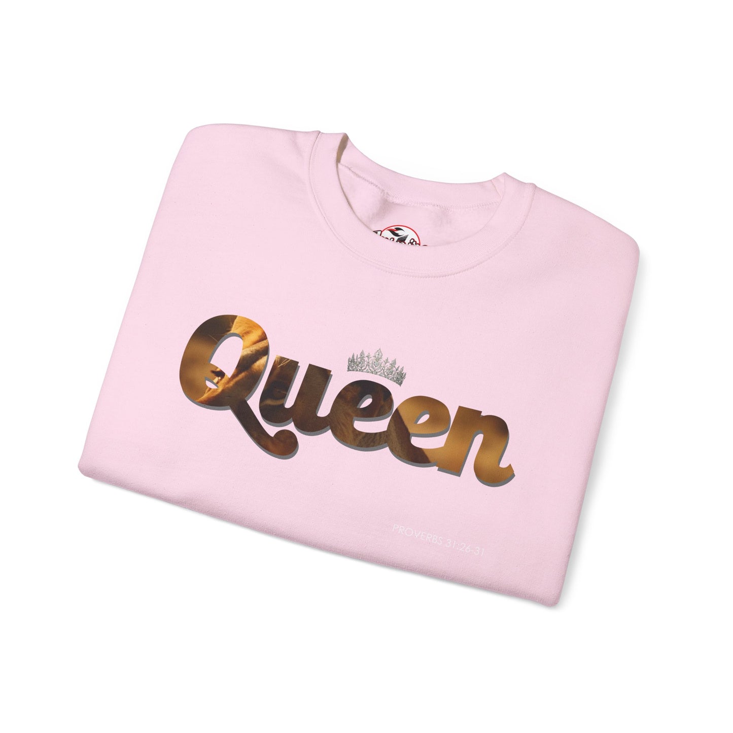 "Queen" Women's Inspirational Pullover Sweatshirt