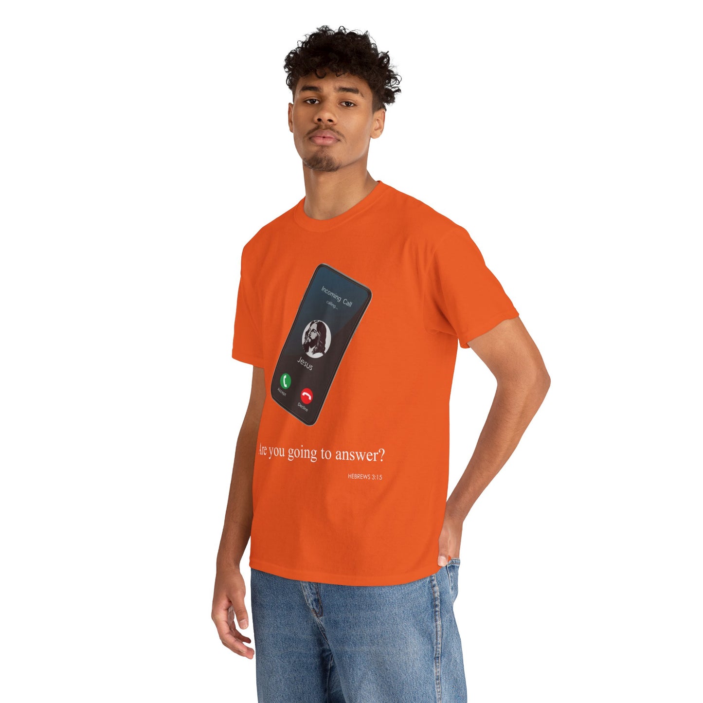 "Are You Going to Answer?" Inspirational Graphic Tee