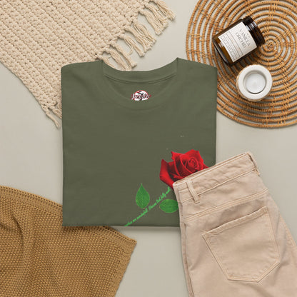"Fearfully and Wonderfully Made" Rose Affirmative Graphic T-Shirt