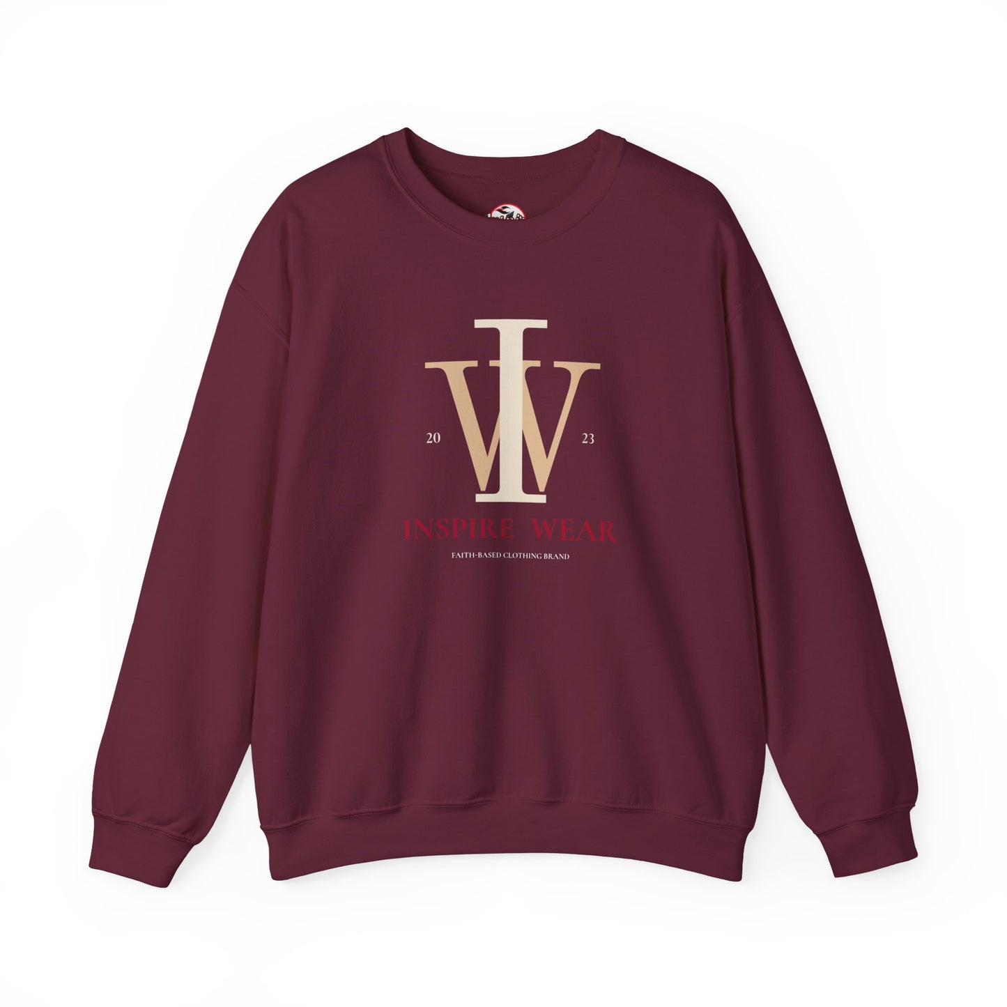 Inspire Wear IW Monogram Logo Crewneck Sweatshirt