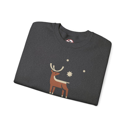 "Loving Doe Graceful Deer" Women's Inspirational Crewneck Sweatshirt