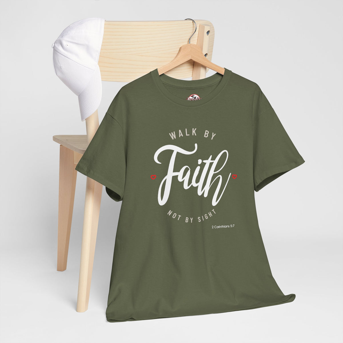 "Walk By Faith, Not By Sight" Motivational T-Shirt