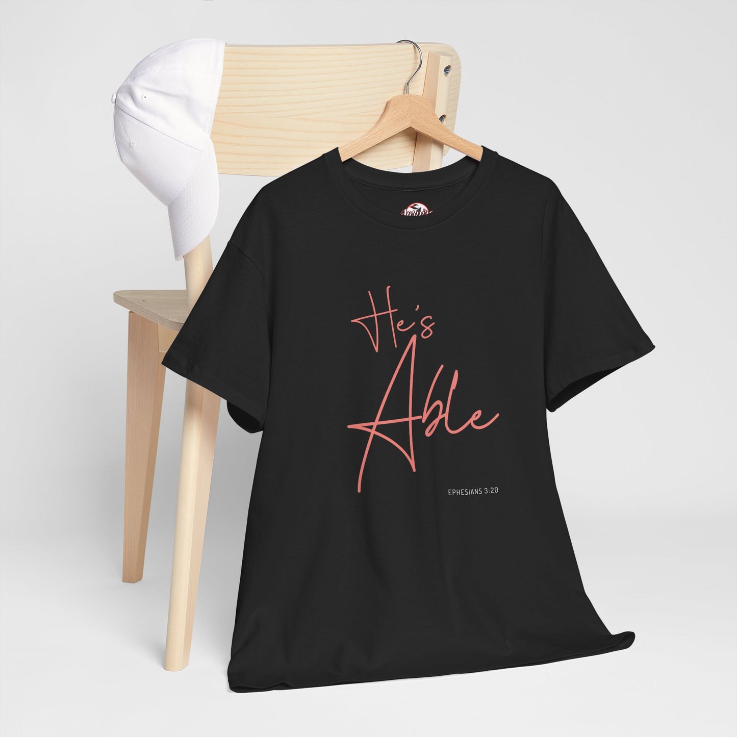 "He's Able" Women's Inspirational T-Shirt