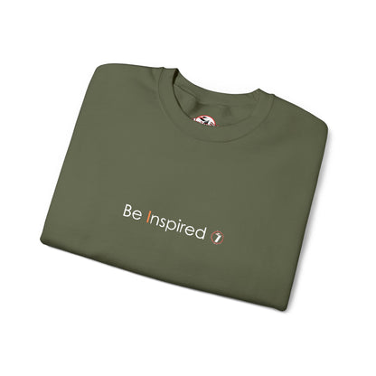 "Be Inspired" Embroidered Crewneck Sweatshirt