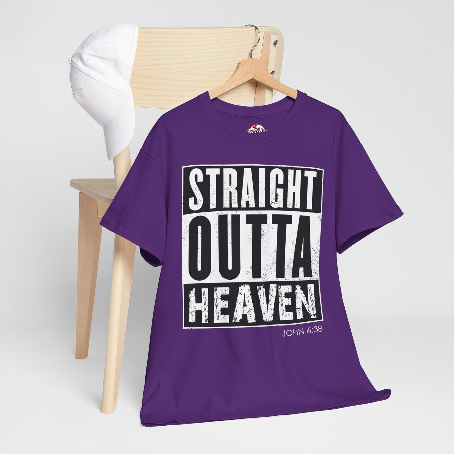 Straight Outta Heaven Unisex Inspirational Graphic T-Shirt