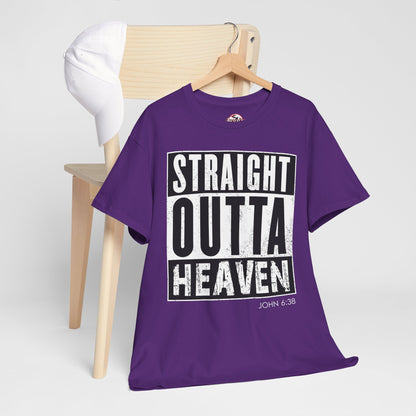 Straight Outta Heaven Unisex Inspirational Graphic T-Shirt