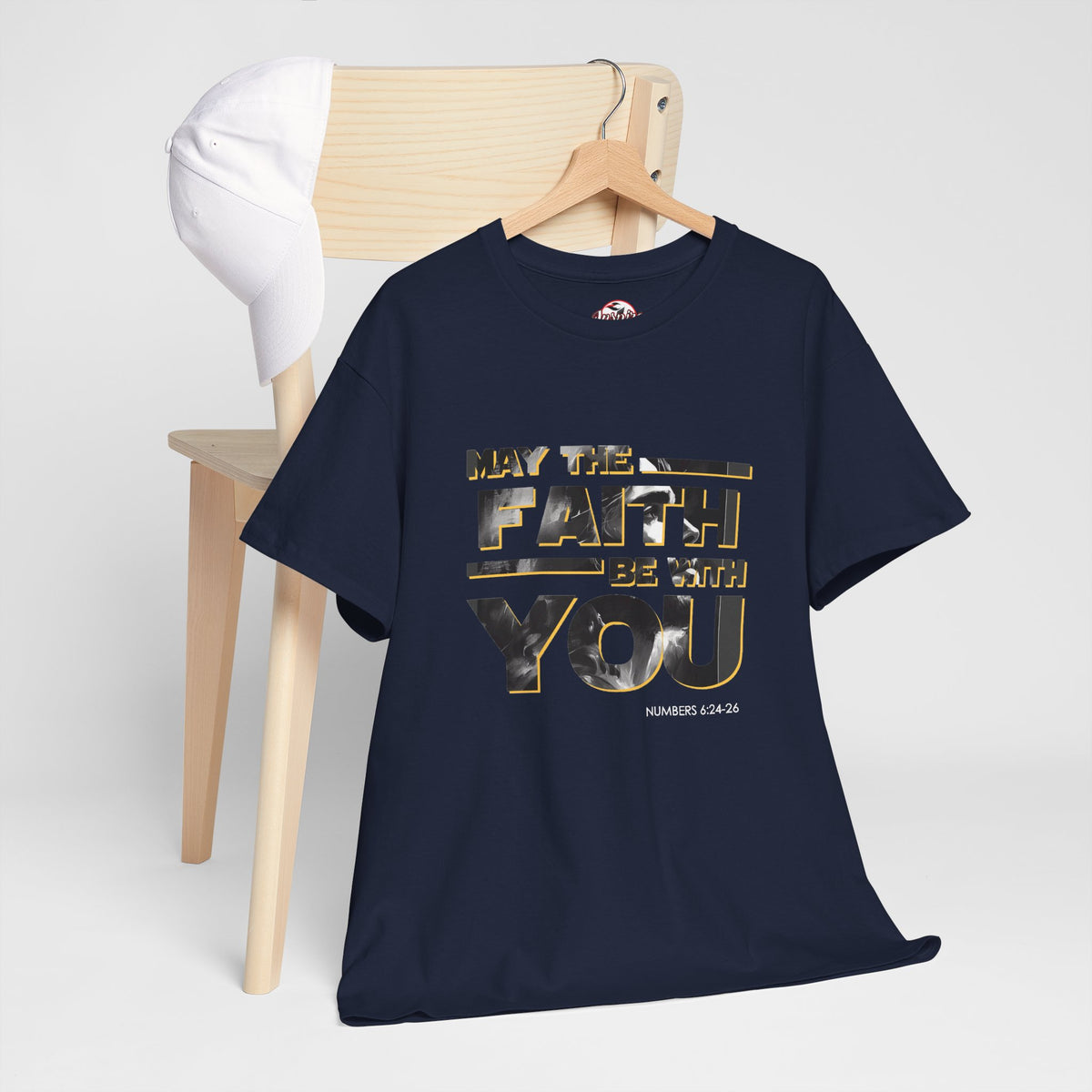 "May The Faith Be With You" Inspirational Graphic T‑Shirt
