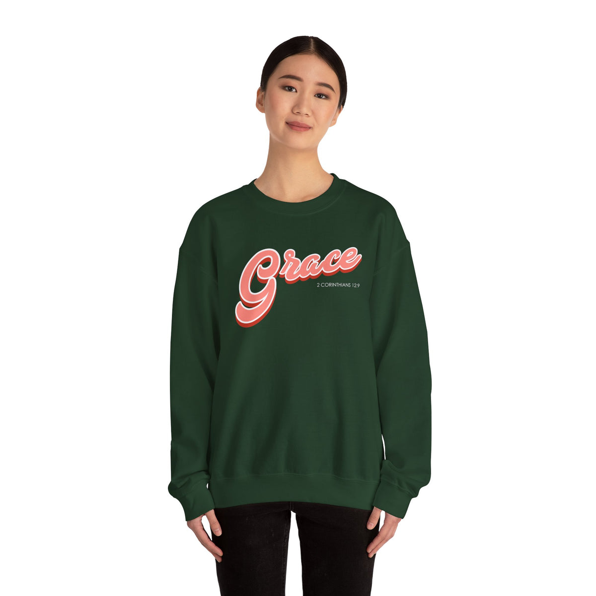 "Grace" Inspirational Crewneck Sweatshirt