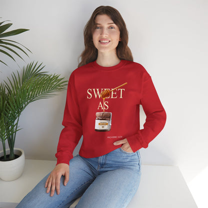 "Pleasant Words" Women's Inspirational Crewneck Sweatshirt
