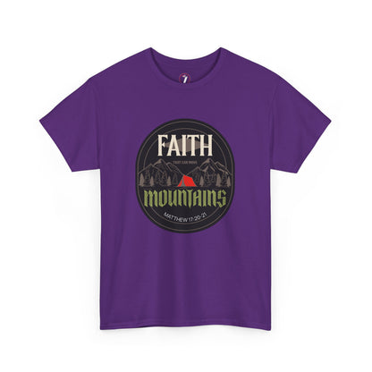 Mountain Moving Faith Unisex Heavy Cotton Tee