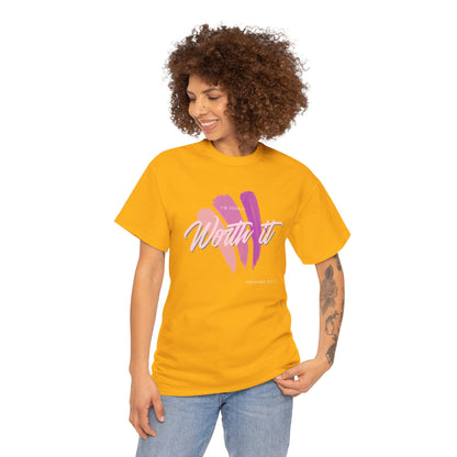 "Totally Worth It" Women's Motivational Graphic T‑Shirt