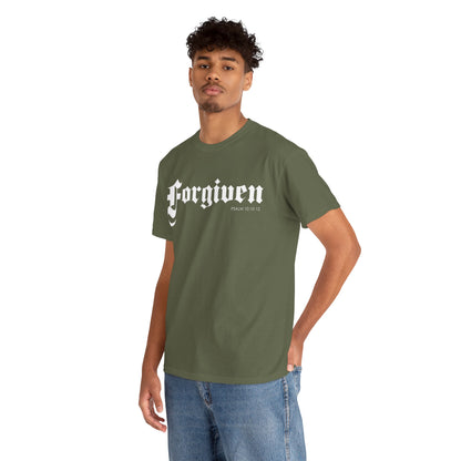 "Forgiven" Men's Inspirational Graphic Tee