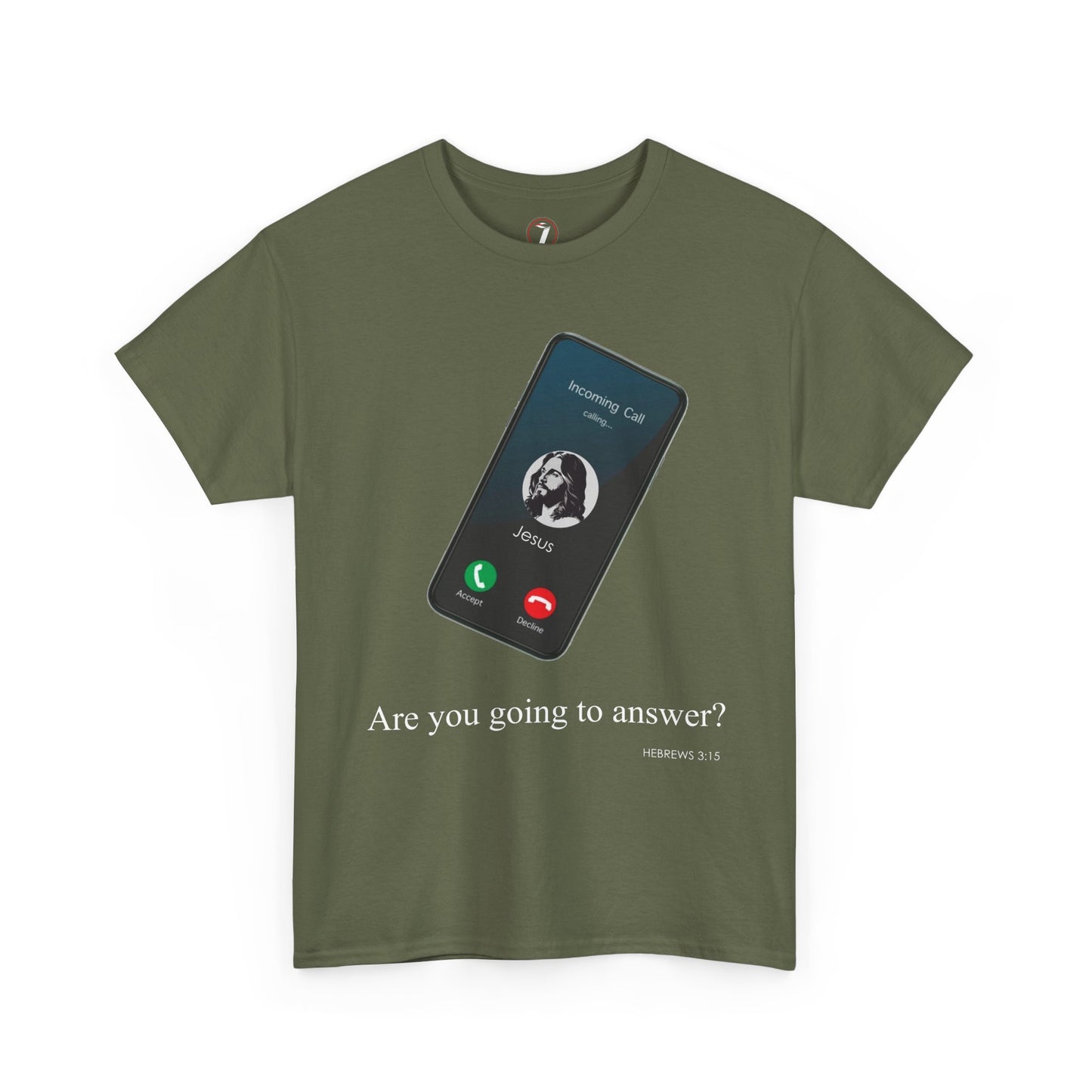 "Are You Going to Answer?" Inspirational Graphic Tee