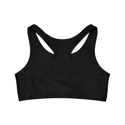 Inspire Wear Seamless Sports Bra (AOP) (Black)