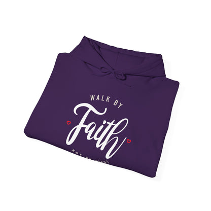 "Walk by Faith Not by Sight" Motivational Pullover Hoodie