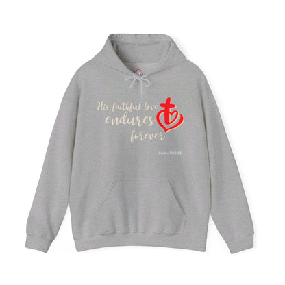 His Faithful Love Unisex Heavy Blend™ Hooded Sweatshirt