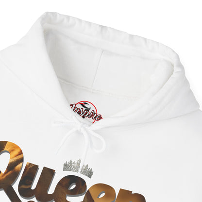 "I am Queen" Womens Affirmation Heavy Blend™ Hooded Sweatshirt