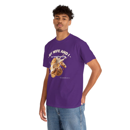 My Wife and I Go Together Like Cookies & Milk Men's Graphic Tee