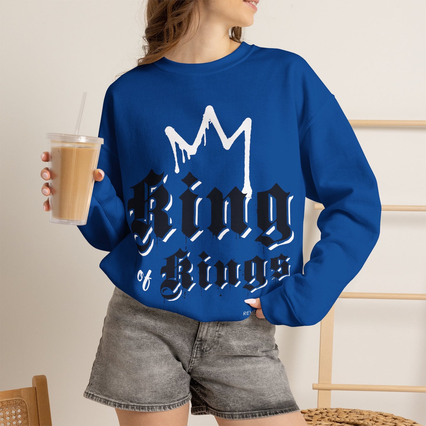 "King of Kings" Inspirational Crewneck Sweatshirt