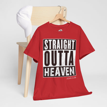Straight Outta Heaven Unisex Inspirational Graphic T-Shirt