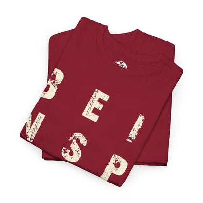 "Be Inspired" Motivational Vertical Graphic T-Shirt