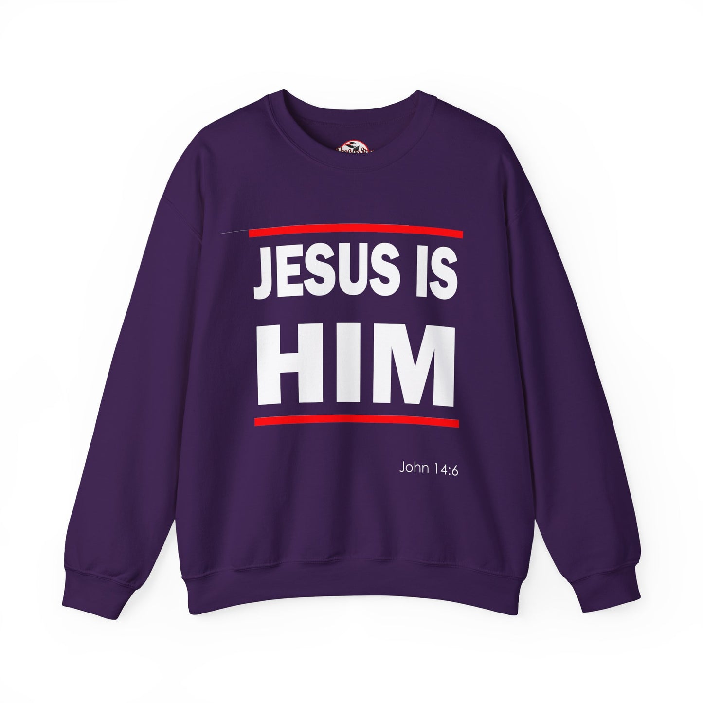 "Jesus Is Him" Inspirational Crewneck Sweatshirt