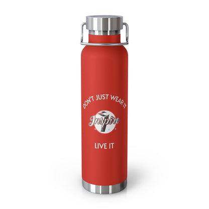 Inspire Wear Copper Vacuum Insulated Bottle, 22oz