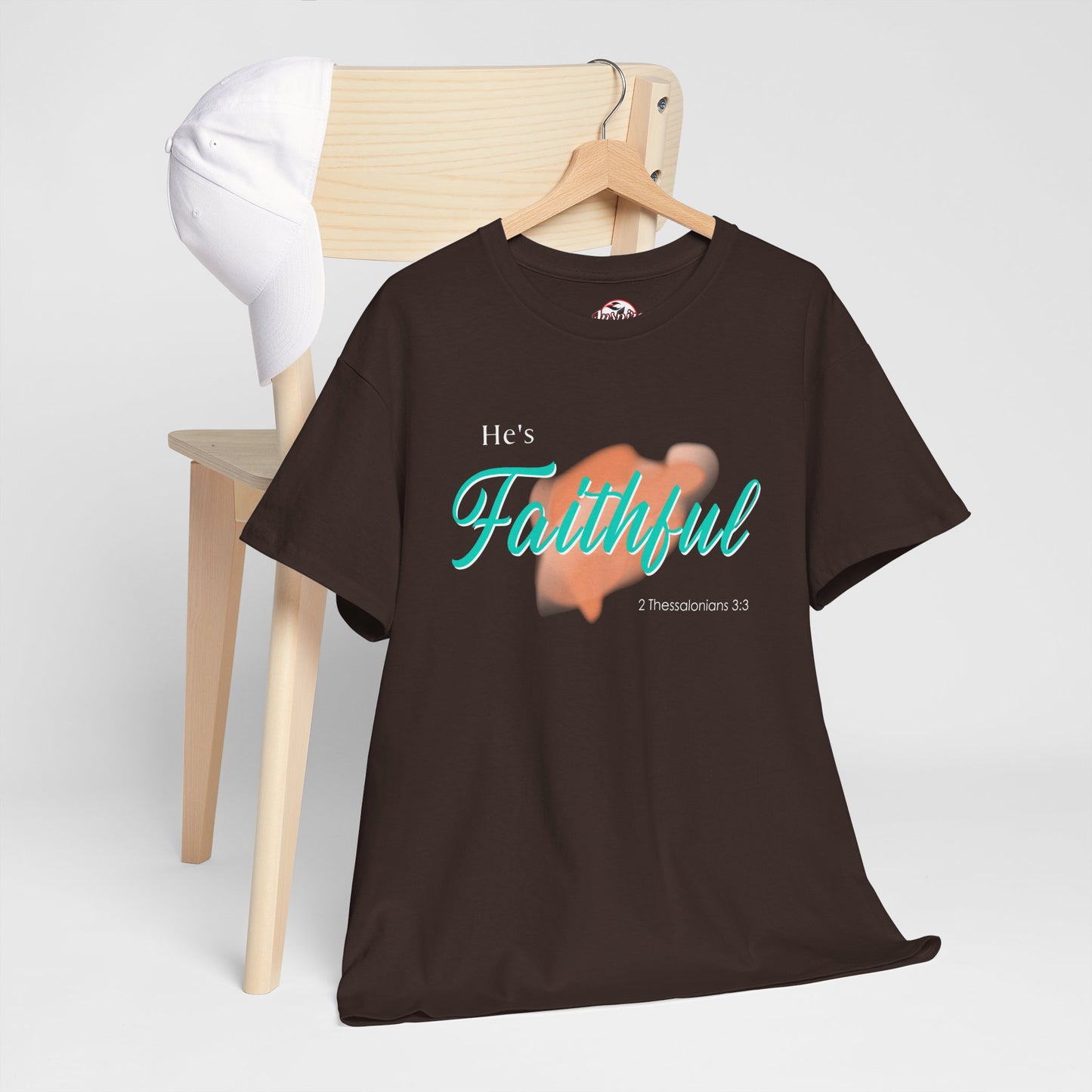 "He’s Faithful" Inspirational Women's T-Shirt