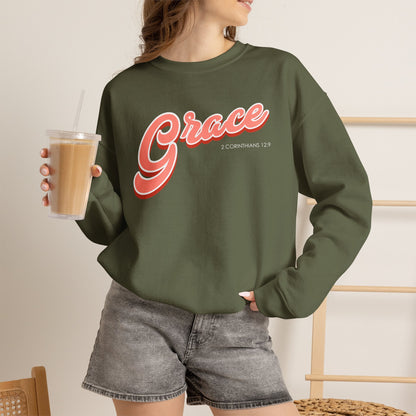 "Grace" Inspirational Crewneck Sweatshirt