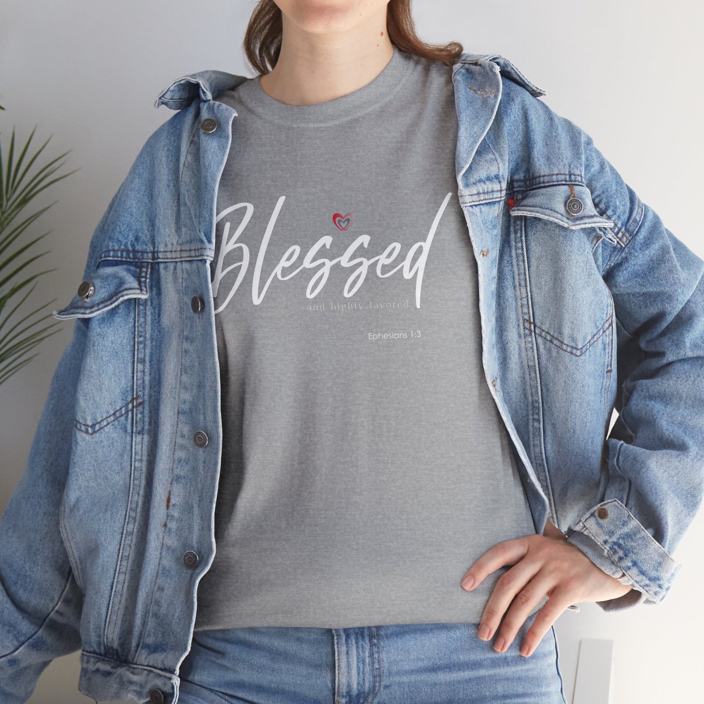 "Blessed" Women's Inspirational Graphic T‑Shirt