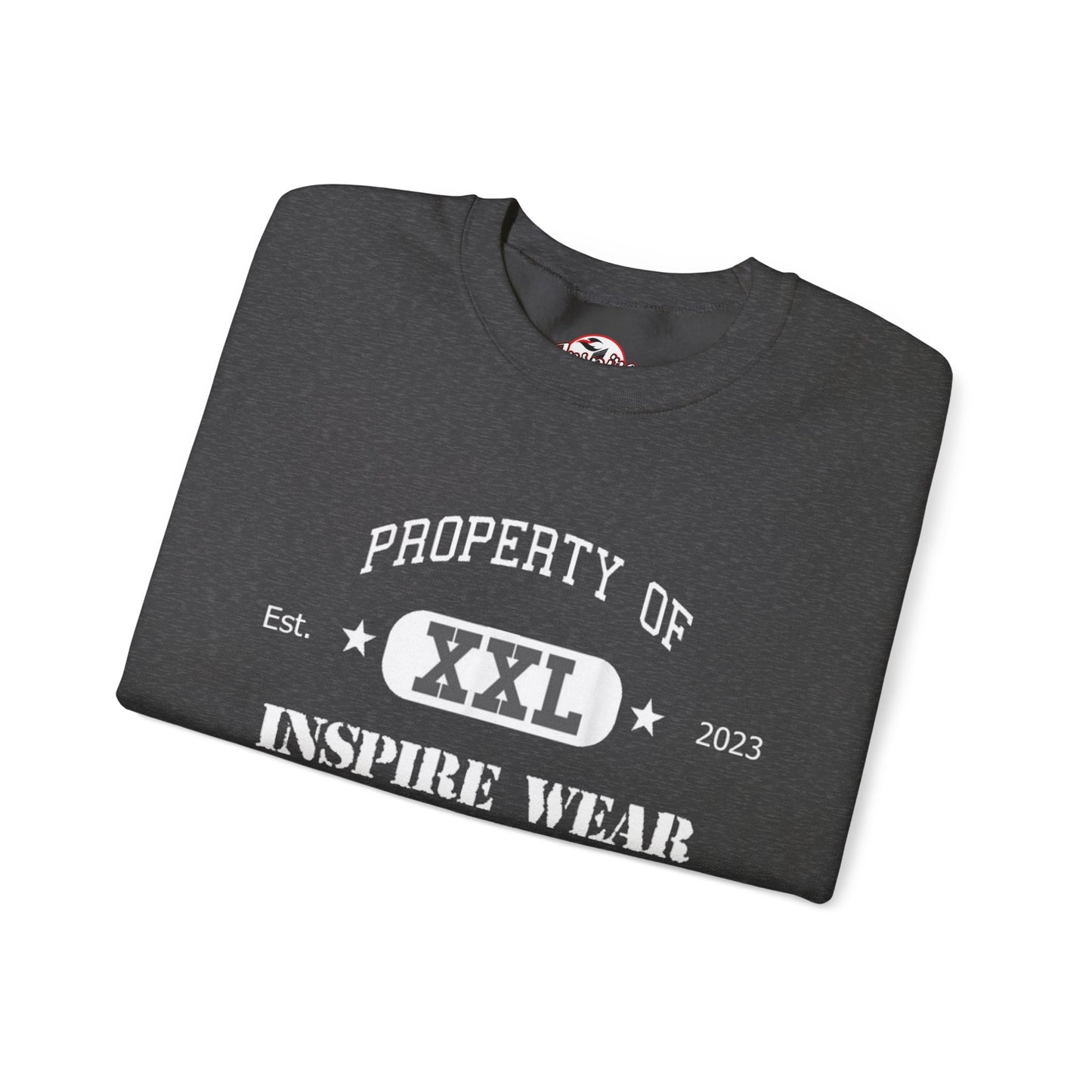 "Property of Inspire Wear" Athletic Crewneck Sweatshirt