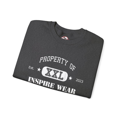 "Property of Inspire Wear" Athletic Crewneck Sweatshirt