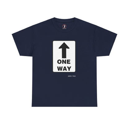 One Way Up Unisex Heavy Cotton Tee