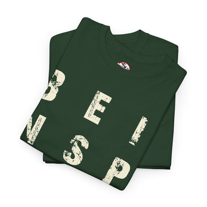 "Be Inspired" Motivational Vertical Graphic T-Shirt