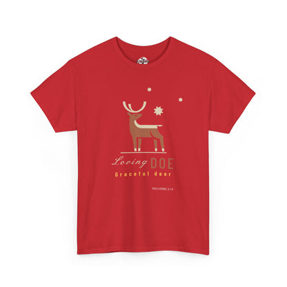 "Loving Doe Graceful Deer" Women's Inspirational Graphic T-Shirt