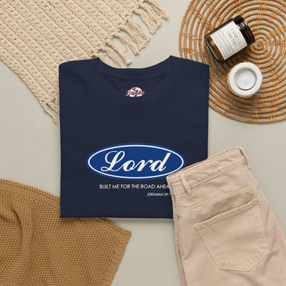 Lord Built Me Inspirational Crewneck T-Shirt