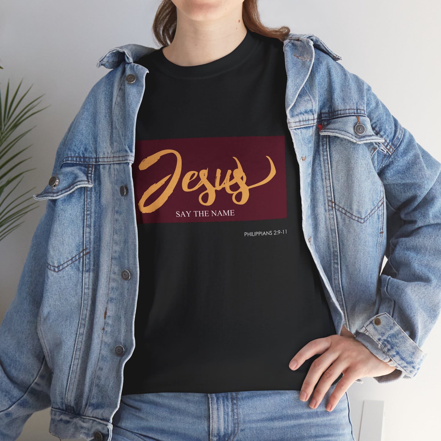 "Say The Name" of Jesus Unisex Graphic T-Shirt