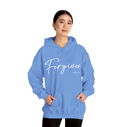"Forgiven" Inspirational Pullover Hoodie