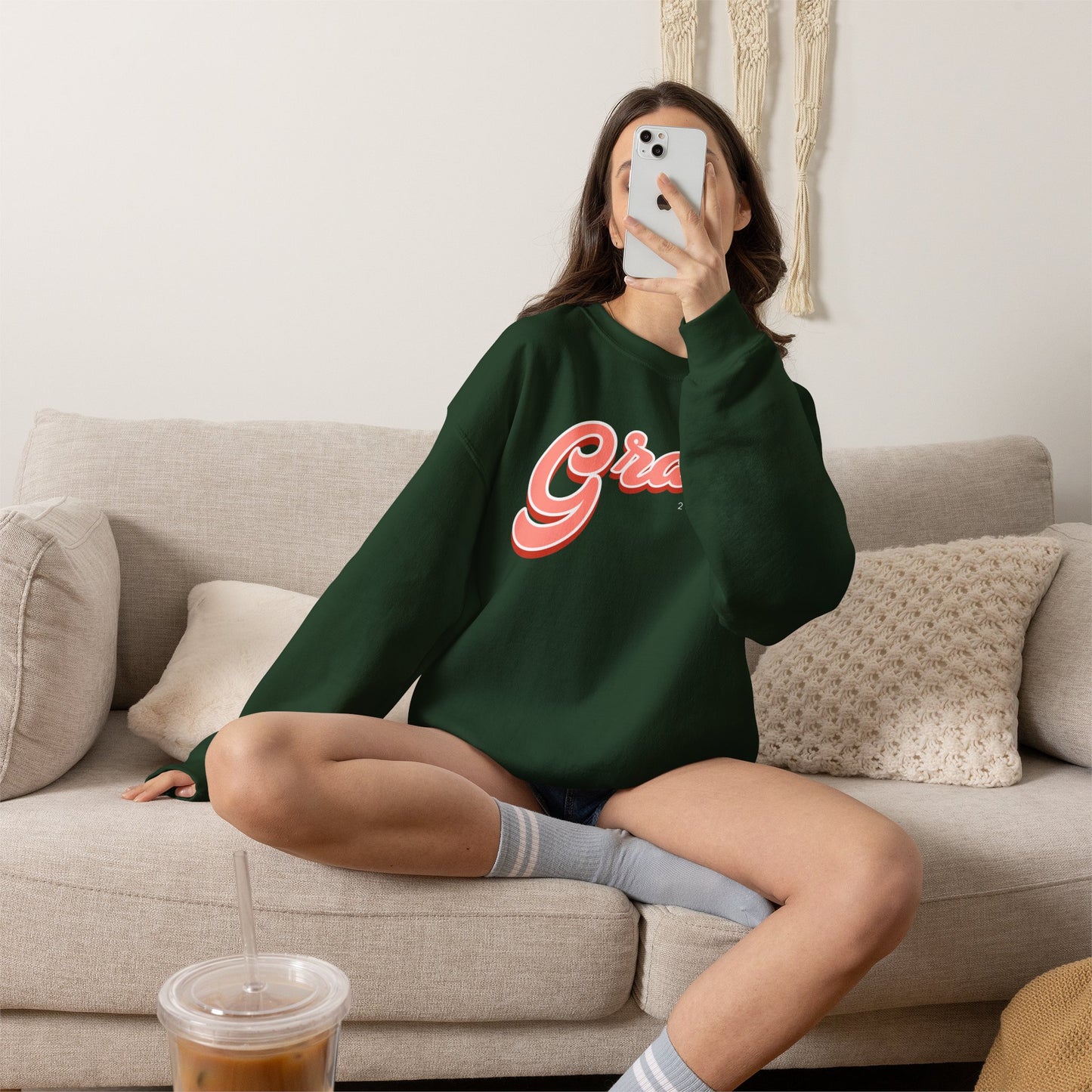 "Grace" Inspirational Crewneck Sweatshirt