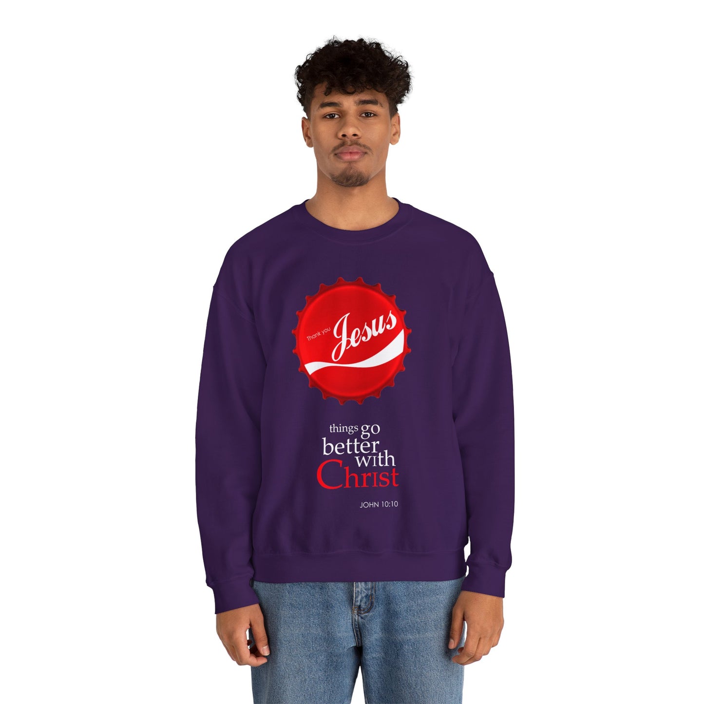 "Things Go Better with Christ" Crewneck Sweatshirt