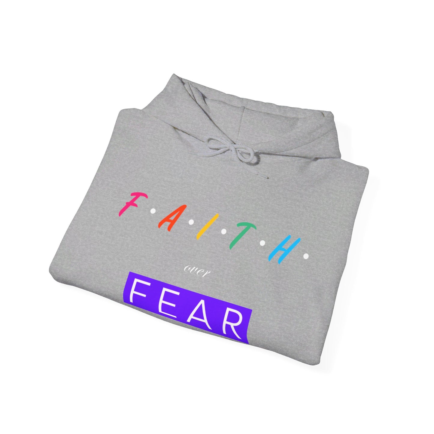 Faith Over Fear Unisex Heavy Blend™ Hooded Sweatshirt