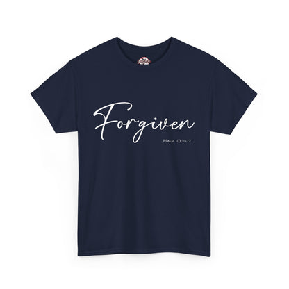 "Forgiven" Womens Christian Faith T-Shirt