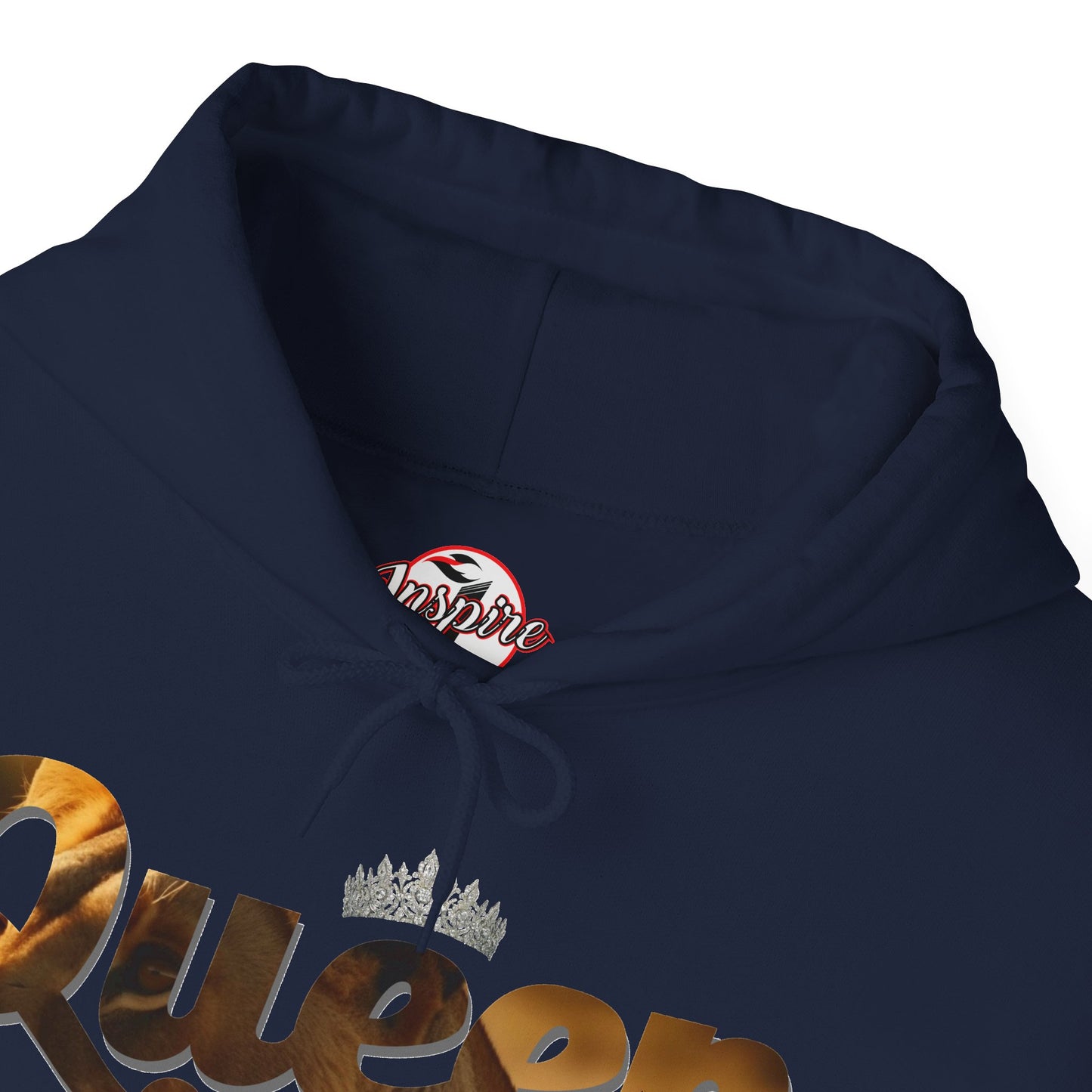 "I am Queen" Womens Affirmation Heavy Blend™ Hooded Sweatshirt