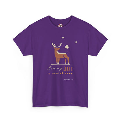 "Loving Doe Graceful Deer" Women's Inspirational Graphic T-Shirt