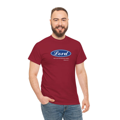 Lord Built Me Inspirational Crewneck T-Shirt