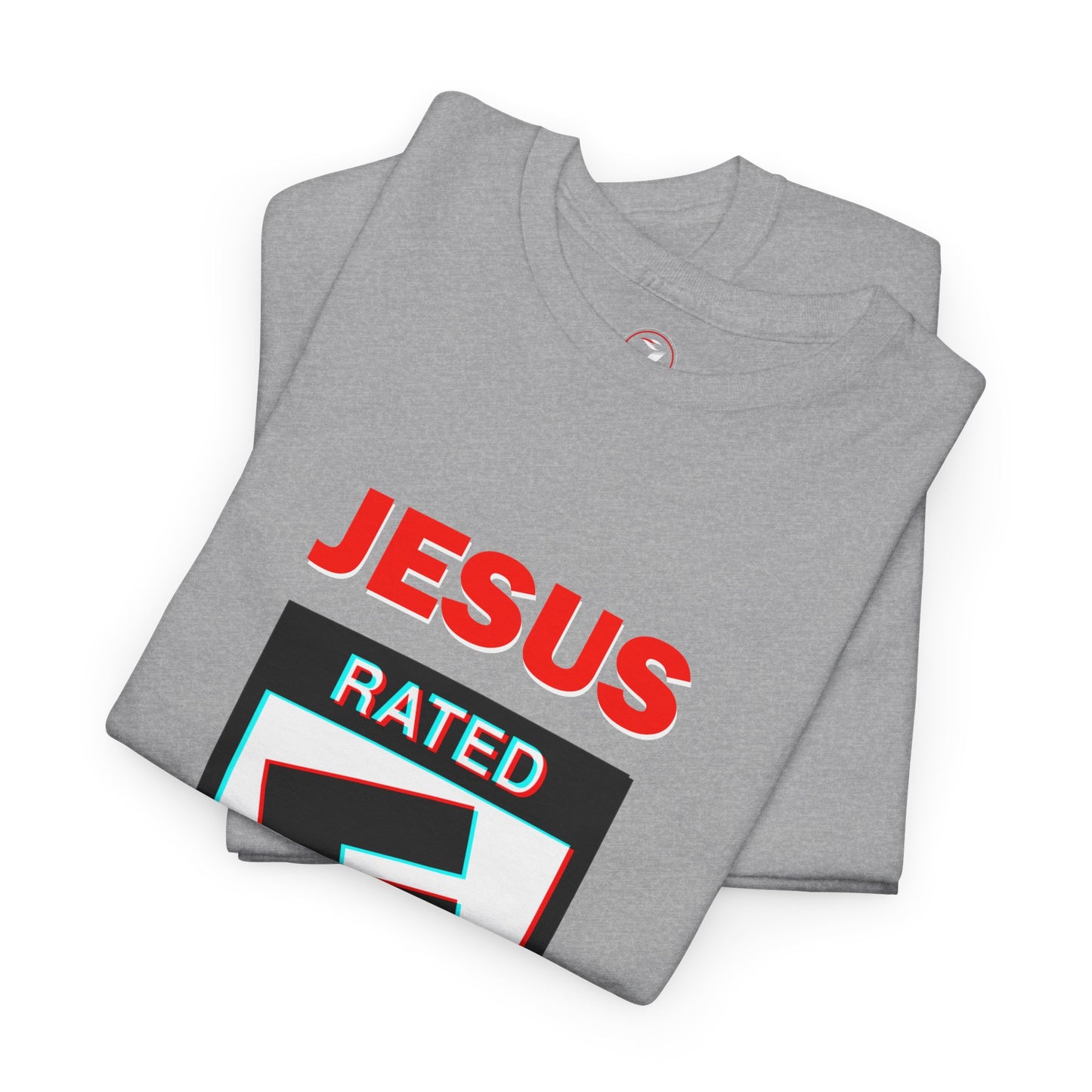 Jesus Rated E Unisex Heavy Cotton Tee Christian T-Shirt